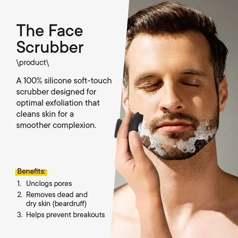 Silicone Face Scrubber for Men and Women Facial Cleansing Brush Silicone Face Wash Brush Manual Cleansing Skin Care Face Brushes