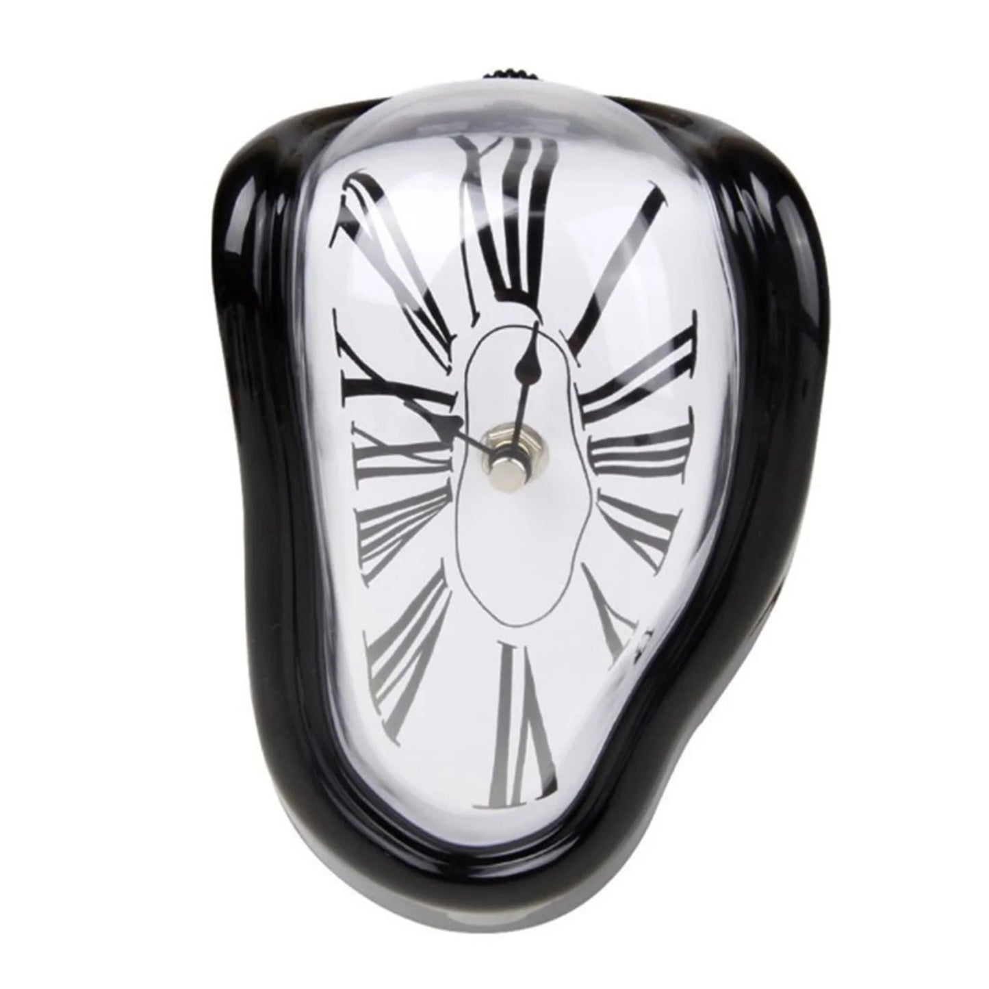 Creative Surreal Melting Distorted Wall Clocks Surrealist Salvador Dali Style Wall Home Garden Mute Clock Desktop Decororation