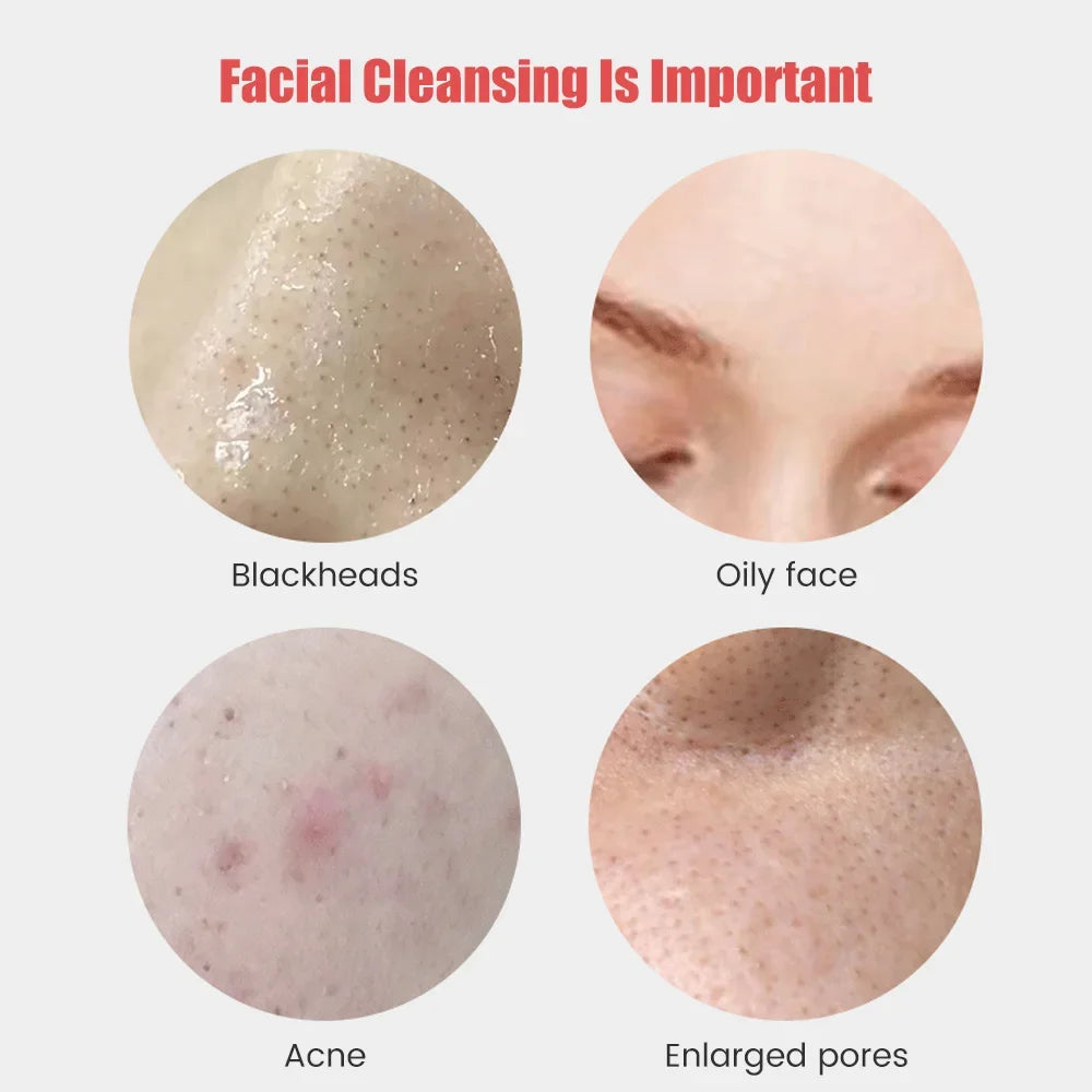 Sonic Silicone Facial Cleansing Brush – Deep Clean & Soothing Massage