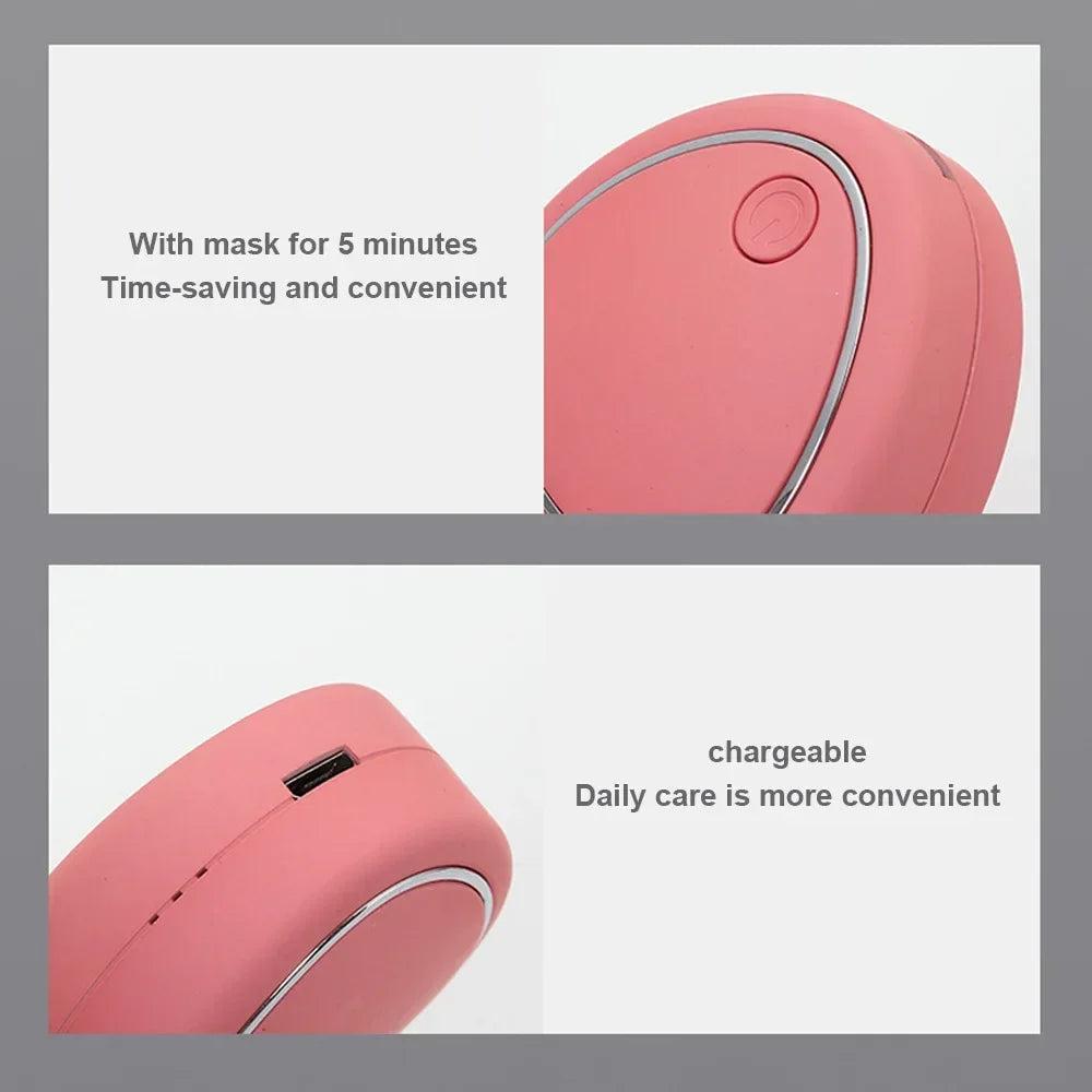 EMS Facial Massager Microcurrent Face Lifting Machine Roller Charging Facial Skin Rejuvenation Beauty Tightening Anti Wrinkle