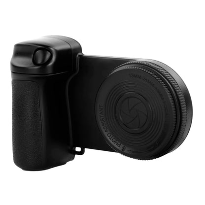 For Magsafe Bluetooth-Compatible Shutter Phone Hand Grip Camera Handle Grip Selfie Stablizer with Fill Light & Reflective Mirror