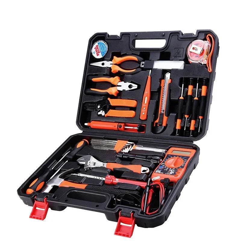 ZTEN Hardware Tool Box Automotive Tools Kit Set Screwdriver Saw Pliers Batch head Sleeve Wrench Socket Set Complete Kit Toolbox