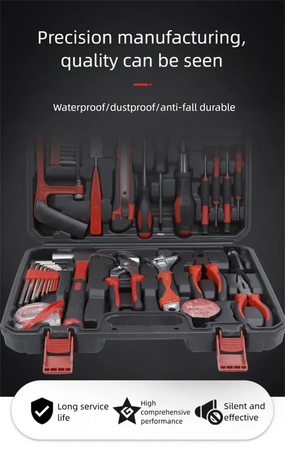 ZTEN Hardware Tool Box Automotive Tools Kit Set Screwdriver Saw Pliers Batch head Sleeve Wrench Socket Set Complete Kit Toolbox