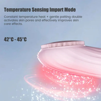 Sonic Silicone Facial Cleansing Brush – Deep Clean & Soothing Massage