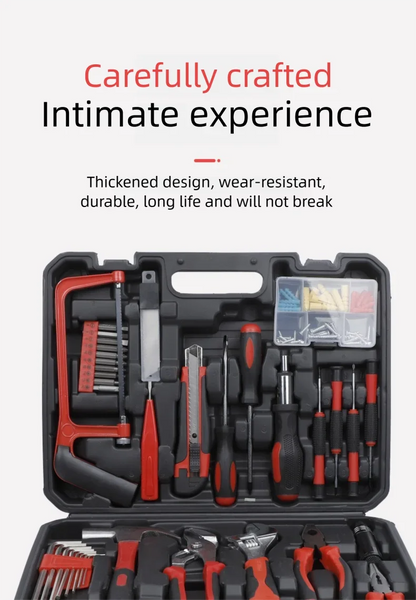ZTEN Hardware Tool Box Automotive Tools Kit Set Screwdriver Saw Pliers Batch head Sleeve Wrench Socket Set Complete Kit Toolbox