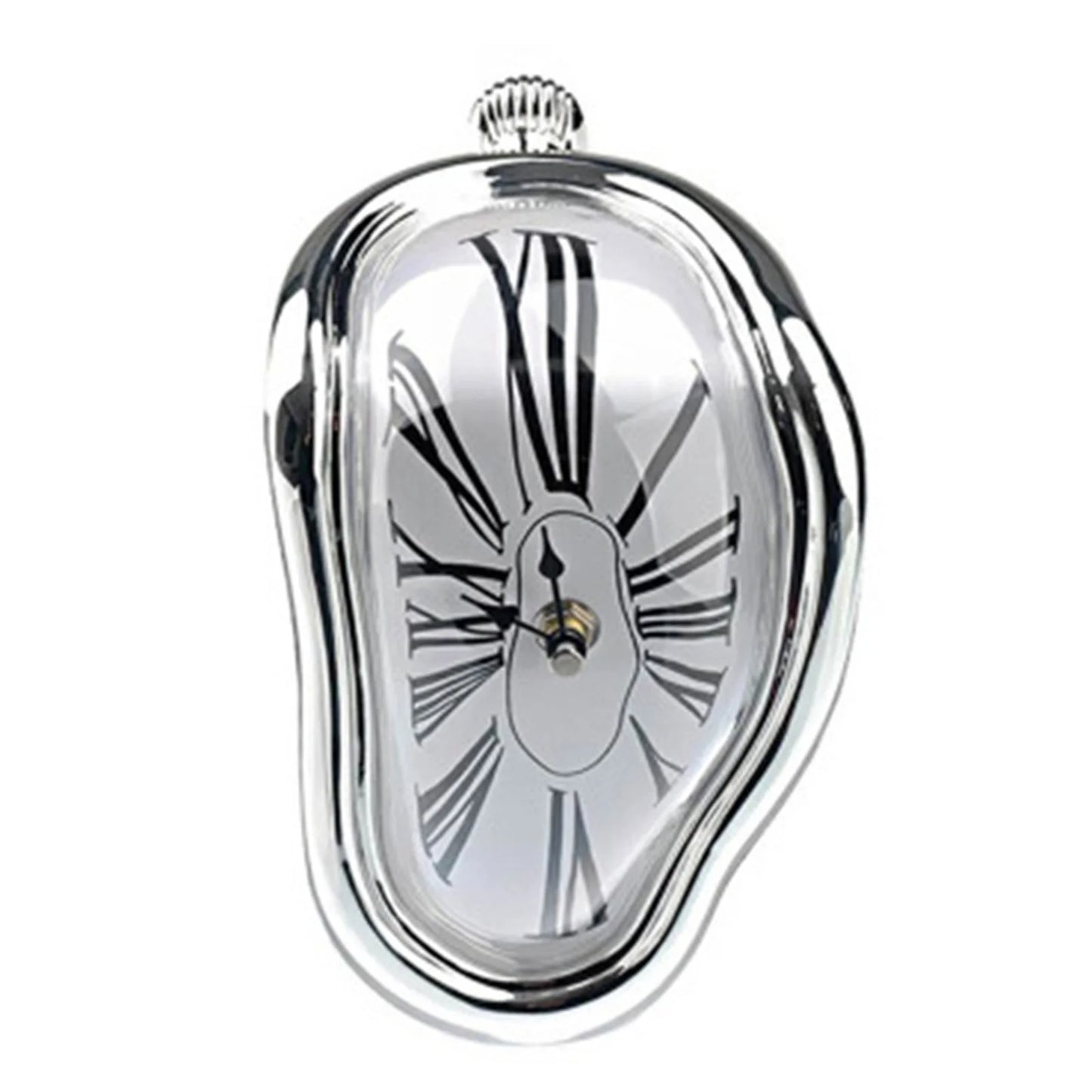 Creative Surreal Melting Distorted Wall Clocks Surrealist Salvador Dali Style Wall Home Garden Mute Clock Desktop Decororation