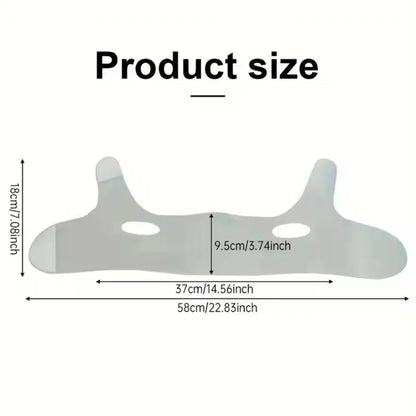 Adjustable Unscented V-Line Face Lift Chin Strap, Firming Belt for Jawline Definition Beauty Enhancing Bandage