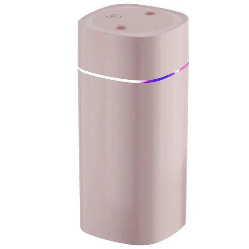 Dual Spray Humidifier 600ML Minimalist High Fog Atomizer Silent Car Mounted