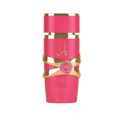 Lattafa 2 Piece Set for Women (3.4 Ounce Yara Eau De Parfum Spray + 3.4 Ounce Yara Candy Eau De Parfum Spray)