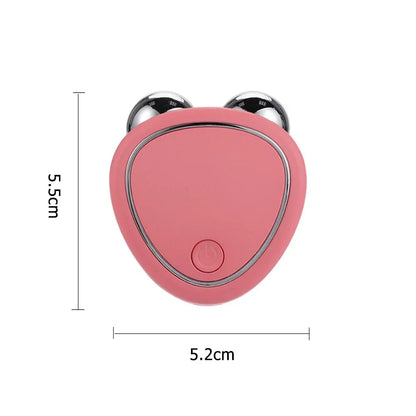 EMS Facial Massager Microcurrent Face Lifting Machine Roller Charging Facial Skin Rejuvenation Beauty Tightening Anti Wrinkle