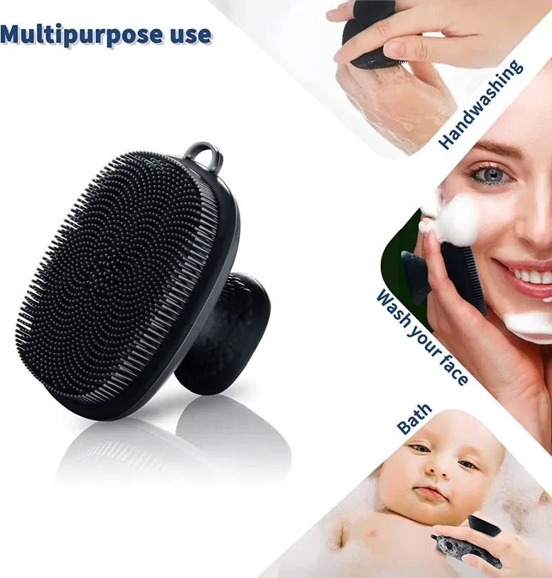 Silicone Face Scrubber for Men and Women Facial Cleansing Brush Silicone Face Wash Brush Manual Cleansing Skin Care Face Brushes